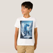 Eeuwige lid Elegantie: Dragon Print Delight" T-shirt (Voorkant volledig)