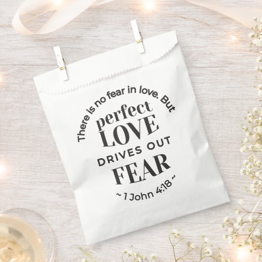 Eeuwige liefde - 1 Johannes 4:18 Schriftgedeelte K Bedankzakje (Geknipt)