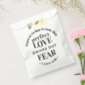 Eeuwige liefde - 1 Johannes 4:18 Schriftgedeelte K Bedankzakje (Gezegeld)