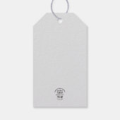 Eeuwige liefde - 1 Johannes 4:18 Schriftgedeelte K Cadeaulabel (Achterkant)