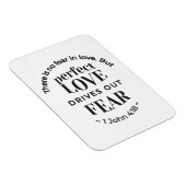 Eeuwige liefde - 1 Johannes 4:18 Schriftgedeelte K Magneet (Rechterzijde)