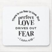 Eeuwige liefde - 1 Johannes 4:18 Schriftgedeelte K Muismat (Voorkant)