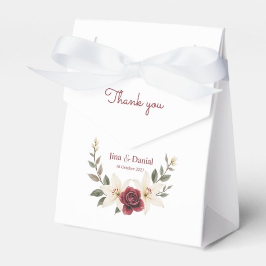 Eeuwige Liefde Bedankdoosjes (Voorkant Zijde)