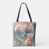 Eeuwige liefde bloeit tote bag (Achterkant)