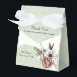 Eeuwige Liefde Bloemige Salie Bedankdoosjes<br><div class="desc">Vier uw speciale dag met de Eeuwige Liefde Bloemige Salie Trouwgunst dozen. Elegante bloemmotieven bepalen de toon voor een tijdloze en romantische viering</div>