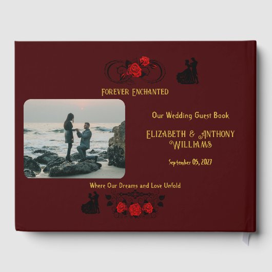 Eeuwige Liefde Bruiloft Gastenboek (Achterkant)