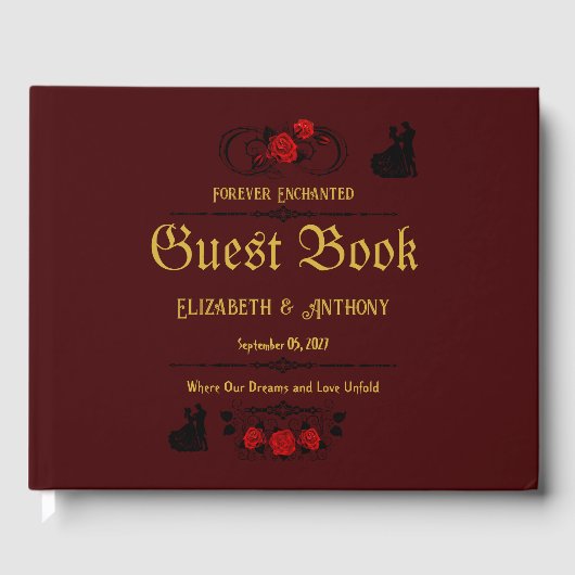 Eeuwige Liefde Bruiloft Gastenboek (Voorkant)