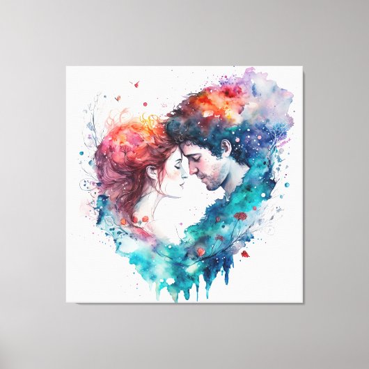 Eeuwige Liefde Canvas Afdruk (Voorkant)