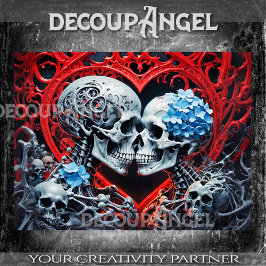 Eeuwige Liefde - Decoupage - Tissuepapier