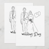 Eeuwige liefde: een bruiloft om te onthouden kaart (Voorkant / Achterkant)