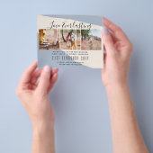 Eeuwige Liefde FOTO COLLAGE Trouwfeest Uitnodiging Flyer (Hand)