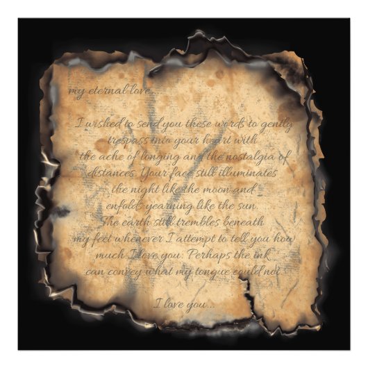 Eeuwige liefde:  geïnspireerde romantiek foto afdruk (Voorkant)