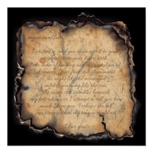 Eeuwige liefde: geïnspireerde romantiek perfect poster (Voorkant)