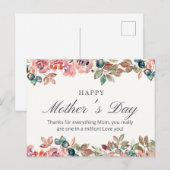 Eeuwige Liefde- Happy Moederdag Digital Briefkaart (Voorkant / Achterkant)