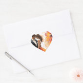 Eeuwige Liefde Hart Sticker Favor Bag Seal (Envelop)