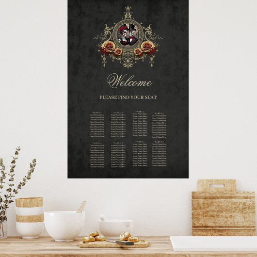 Eeuwige liefde in de duisternis. poster (Keuken)