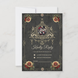 Eeuwige liefde in de duisternis. RSVP kaartje