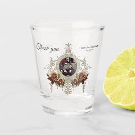 Eeuwige liefde in de duisternis. shot glas