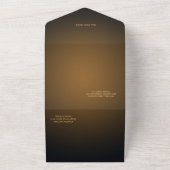 Eeuwige liefde in de schaduw van gotische duistern all in one uitnodiging (Buitenkant)