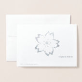 EEUWIGE LIEFDE Japanse Kanji Aangepaste Tekst Echt Folie Kaarten (Met envelop)