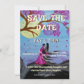 Eeuwige Liefde Kersenbloesem Bewaar de Datum Save The Date (Voorkant)