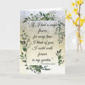 "Eeuwige Liefde" Liefde Kaart (Gele Bloem)