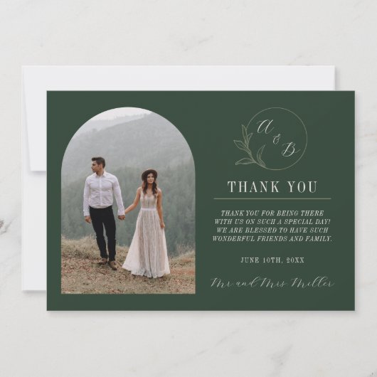 eeuwige liefde | Lucky | Bruiloft Bedankkaart (Voorkant)