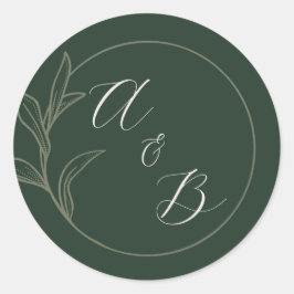 eeuwige liefde | Lucky | huwelijksuitnodiging Ronde Sticker