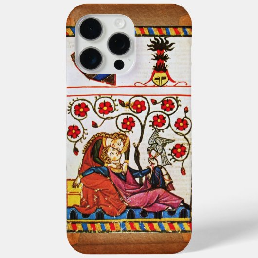 EEUWIGE LIEFDE Middeleeuws Miniatuur Perkament Case-Mate iPhone Case (Achterkant)