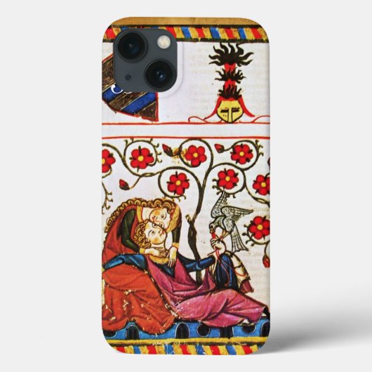 EEUWIGE LIEFDE MONOGRAM perkament Case-Mate iPhone Case (Achterkant)