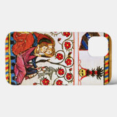 EEUWIGE LIEFDE MONOGRAM perkament Case-Mate iPhone Case (Achterkant (horizontaal))