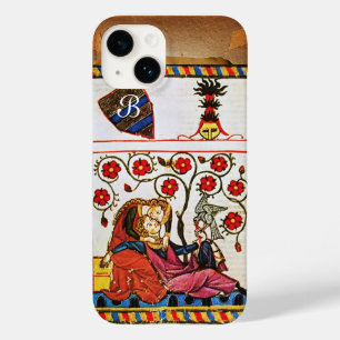 EEUWIGE LIEFDE MONOGRAM perkament Case-Mate iPhone Case