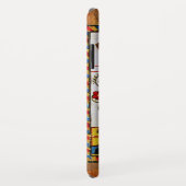 EEUWIGE LIEFDE MONOGRAM perkament Case-Mate iPhone Case (Achterkant/rechts)