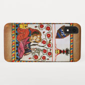 EEUWIGE LIEFDE MONOGRAM perkament Case-Mate iPhone Case (Achterkant (horizontaal))