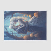 Eeuwige liefde, onafscheidelijke zielen, gotische  tissuepapier (Voorkant)