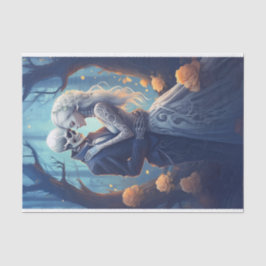 Eeuwige liefde, onafscheidelijke zielen, gotische  tissuepapier