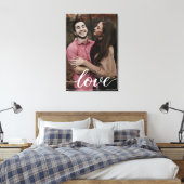 Eeuwige Liefde: Persoonlijke Fotowrap voor Betrokk Canvas Afdruk (Insitu (Slaapkamer))