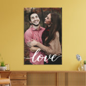 Eeuwige Liefde: Persoonlijke Fotowrap voor Betrokk Canvas Afdruk (Insitu (Woonkamer))