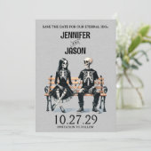 Eeuwige liefde, red de datum save the date (Staand voorkant)