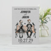 Eeuwige liefde, red de datum save the date (Staand voorkant)