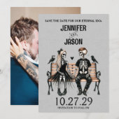 Eeuwige liefde, red de datum save the date (Voorkant / Achterkant)