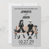 Eeuwige liefde, red de datum save the date (Voorkant)