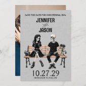 Eeuwige liefde, red de datum save the date (Voorkant / Achterkant)