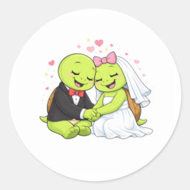 Eeuwige Liefde Ronde Sticker