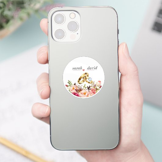 eeuwige liefde sticker (Telefoon)