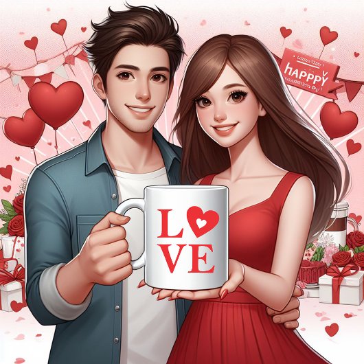 Eeuwige Liefde Typografie Koffiemok