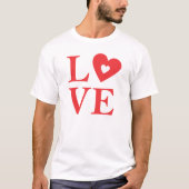 Eeuwige Liefde Typografie T-shirt (Voorkant)