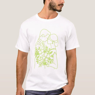 Eeuwige liefde, voor altijd samen, een moment in d t-shirt