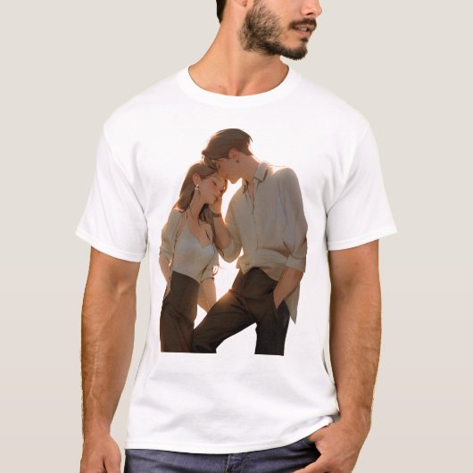 Eeuwige liefdesgloed t-shirt (Voorkant)