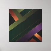 Eeuwige Lijnreflecties Canvas Afdruk (Voorkant)